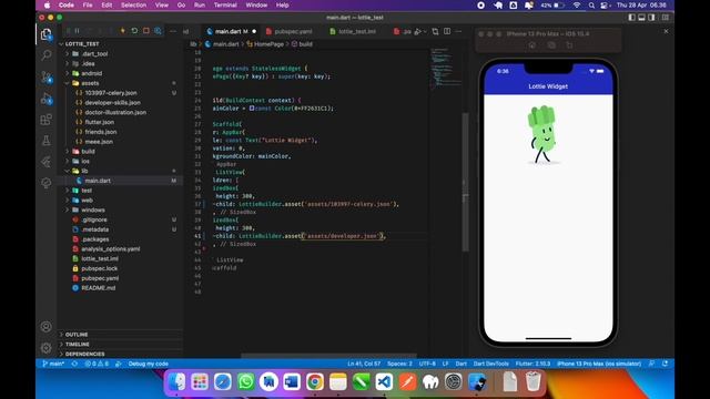 Lottie Widget - Daily Flutter Widgets смотреть онлайн