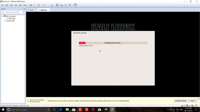 Install Kali Linux 2.0 [each and every step shown] on VMware Workstation 12 Pro смотреть онлайн