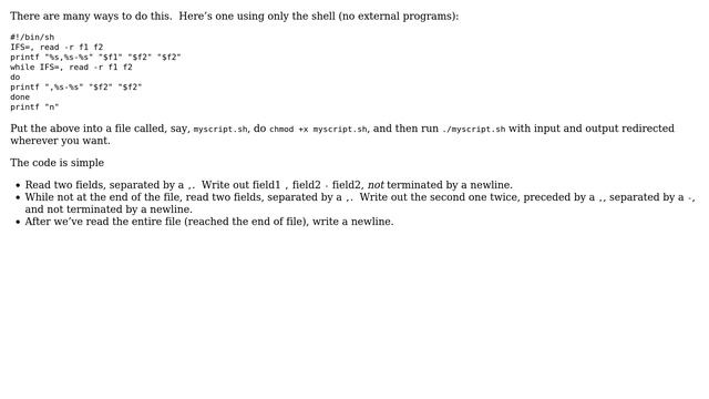 Unix & Linux: How to merge the lines in Unix (Sun Solaris) in a specific pattern? (2 Solutions!!) смотреть онлайн