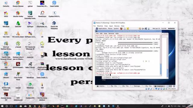 FTP fedora " How to configure FTP using Fedora 13 " ( Hamza KAOUISS ) смотреть онлайн