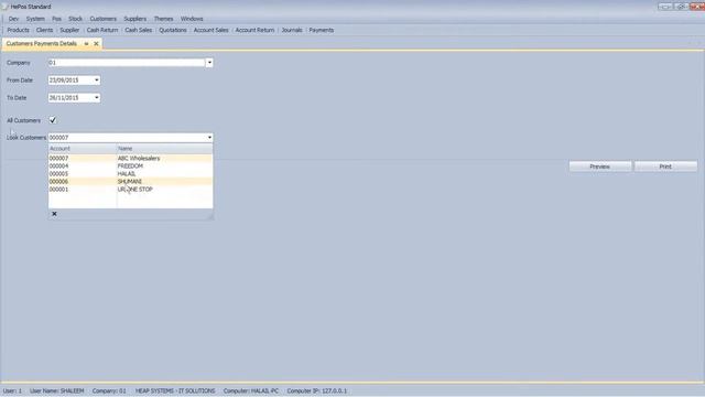 How To Print Or Preview Customers - Payment Details смотреть онлайн