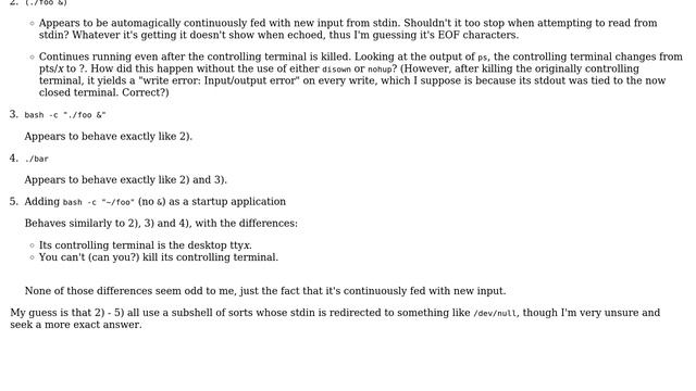 Unix & Linux: Background process of subshell strange behaviour (2 Solutions!!) смотреть онлайн