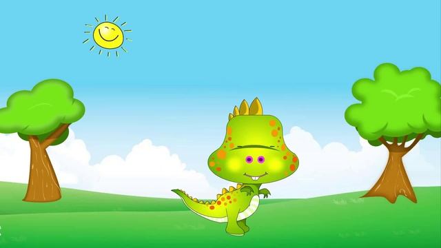Loopy Dino plays 123 song - HD video смотреть онлайн