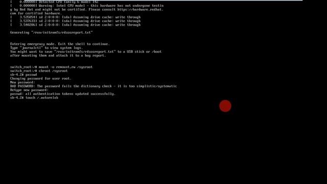 How to crack the root password in RHEL(Redhat Enterprise Linux) смотреть онлайн