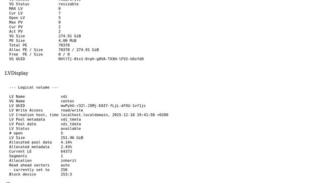Unix & Linux: Lost space in LVM смотреть онлайн