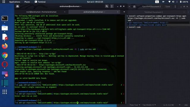 how to install vs code in linux via terminal смотреть онлайн