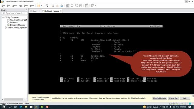 Cara Konfigurasi dan Setting DNS Server Debian Dengan Penjelasan Langkah Kerja - Update смотреть онлайн