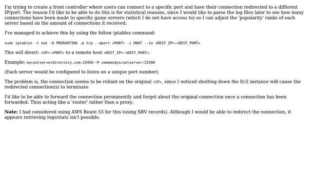How can I configure iptables to forward and forget? смотреть онлайн