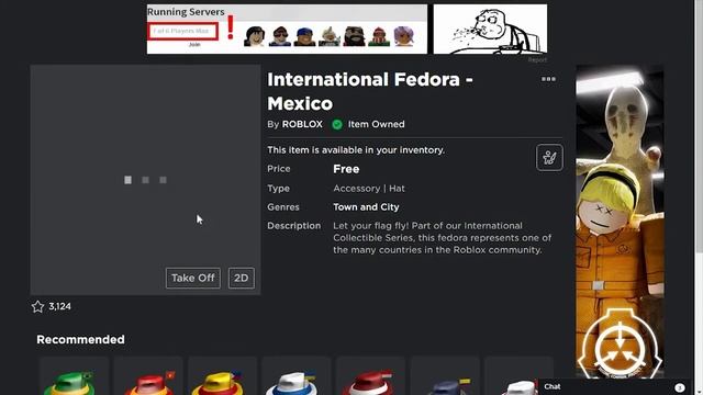 Roblox Time - New Free Items - How To Get The International Fedora Mexico смотреть онлайн