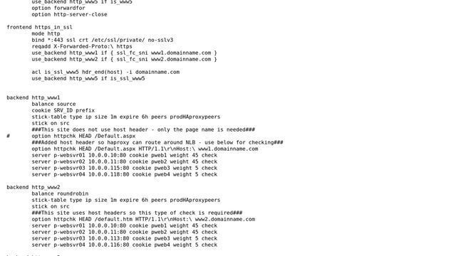 DevOps & SysAdmins: haproxy 1.5 specific source IP address show ＜NOSRV＞ 503 SC in haproxy log смотреть онлайн