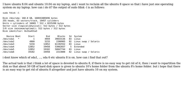DevOps & SysAdmins: How to uninstall ubuntu 8 from ubuntu 10 dual boot? смотреть онлайн