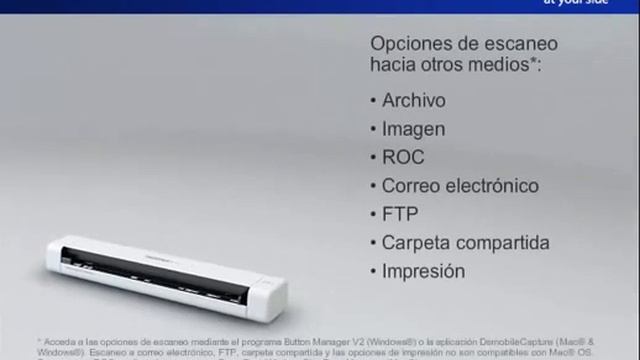 Mcsystem recomienda: Escáner dúplex portátil a color ¦ Brother DS-7 смотреть онлайн