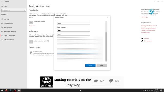 How to Create New User Account on Windows 10 смотреть онлайн