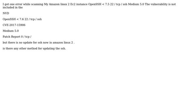 DevOps & SysAdmins: updating SSH version 7.4pl to 7.5 on Amazon linux 2 смотреть онлайн
