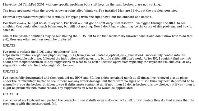Unix & Linux: Shift keys not working смотреть онлайн