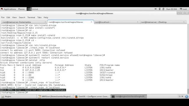 How to configure nagios 4.1 with nrpe 2.15 in RHEL7 смотреть онлайн