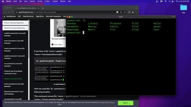Bash Commands - mv command смотреть онлайн