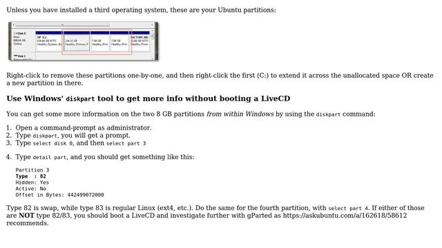 Ubuntu: Which of these are Ubuntu partitions I can safely delete from Windows? (2 Solutions!!) смотреть онлайн