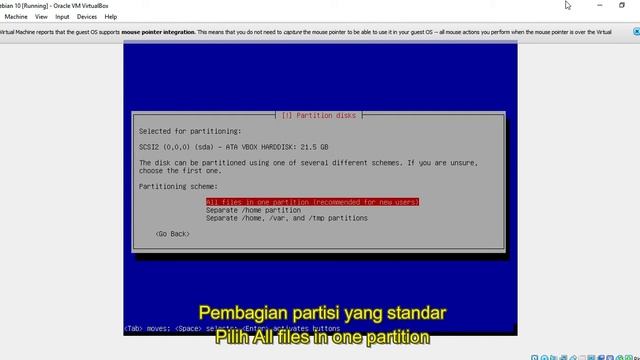 PENGINSTALAN DEBIAN 10 VIA VIRTUALBOX смотреть онлайн