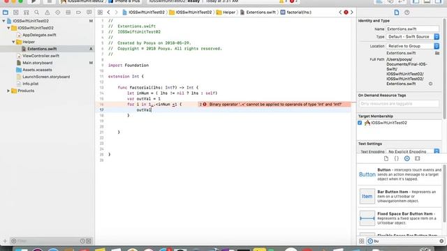 IOS 11, Swift 4, Tutorial - How To Add Unit Test in Swift Project Xcode (Unit Testing, XCTest) смотреть онлайн