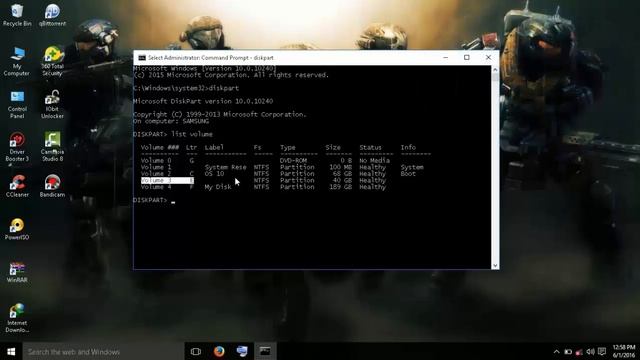 How to hide and unhide drives in Windows 10 [CMD] смотреть онлайн