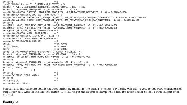 Unix & Linux: How to log all the system calls made by a program, say chrome, using linux auditing? смотреть онлайн