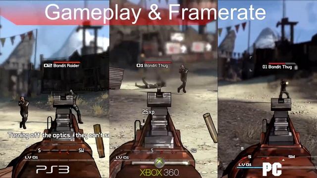 Borderlands - PS3 vs Xbox 360 vs PC смотреть онлайн