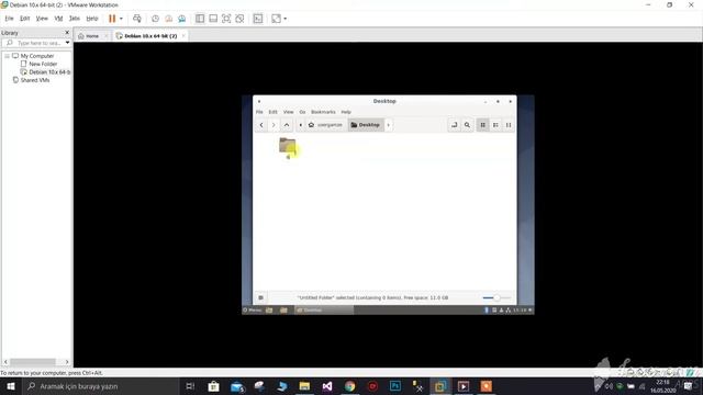 LİNUX DEBİAN 10 VMWARE SANAL MAKİNE KURULUM TERMİNAL İŞLEMLERİ- ALTINOLUK MYO смотреть онлайн