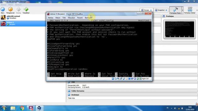 Konfigurasi SSH Server Debian 9 menggunakan virtual box смотреть онлайн