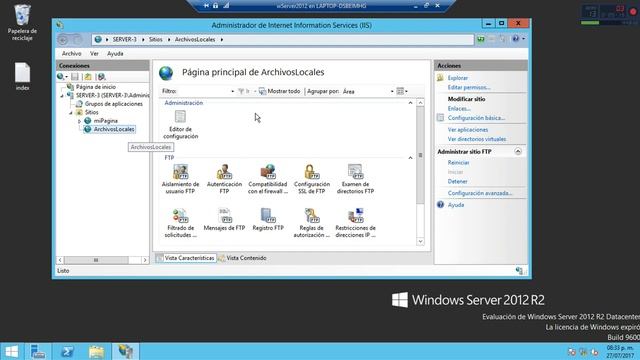 Servidor FTP en Windows Server 2012 смотреть онлайн
