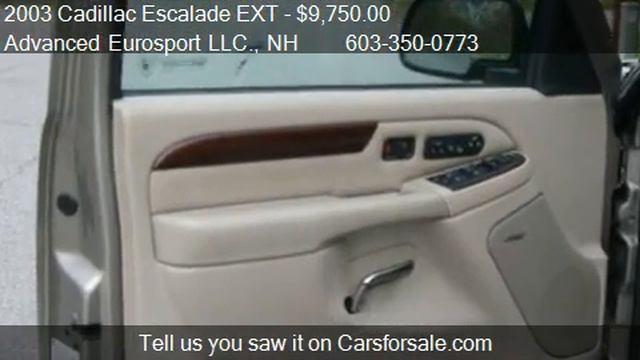 2003 Cadillac Escalade EXT Sport Utility Truck for sale in H смотреть онлайн