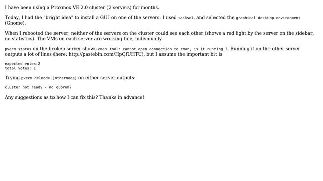 DevOps & SysAdmins: Proxmox VE cluster not working (2 Solutions!!) смотреть онлайн