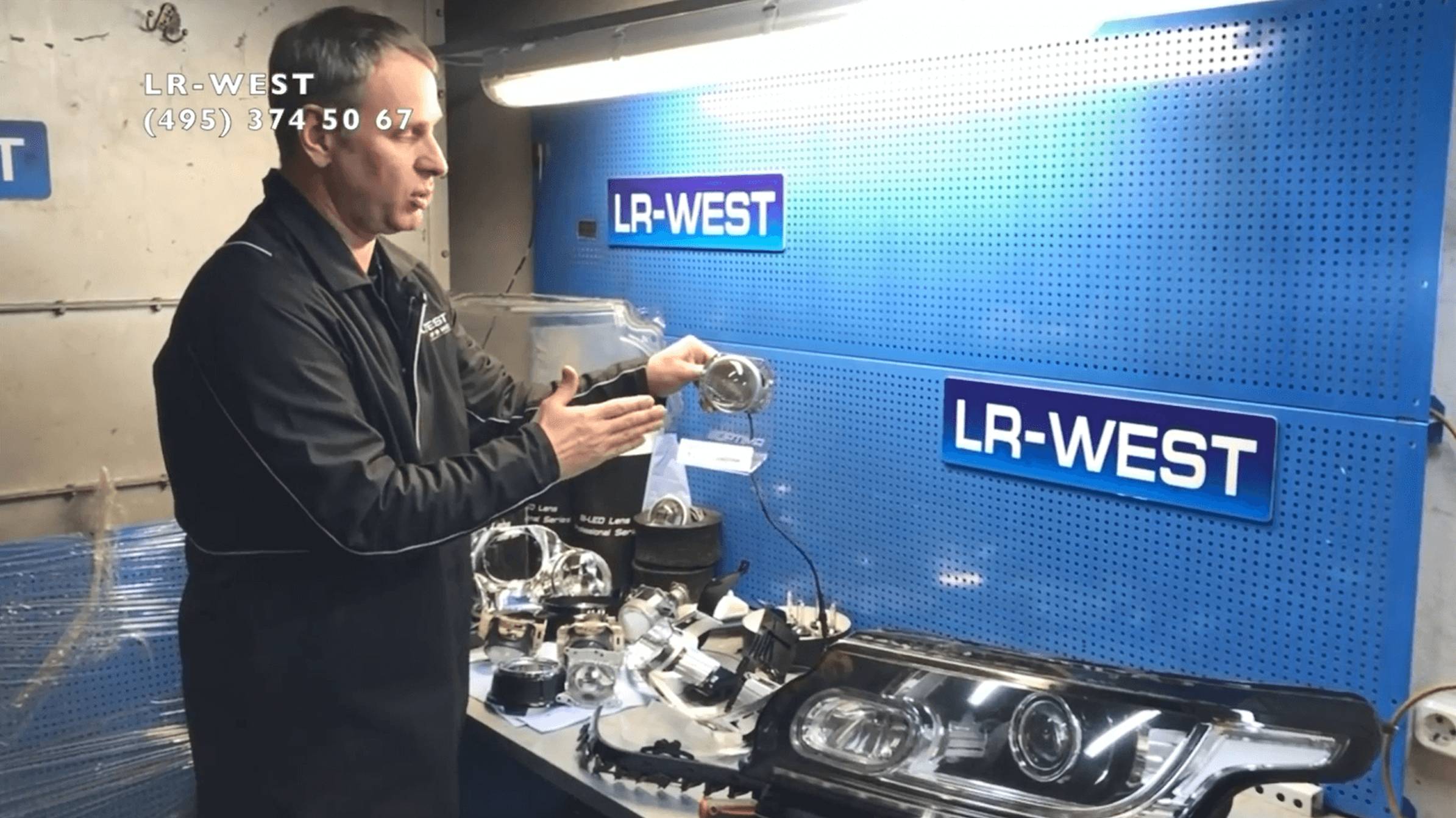 Фары Рендж Ровер. BI LED линзы. Тюнинг и модернизация смотреть онлайн