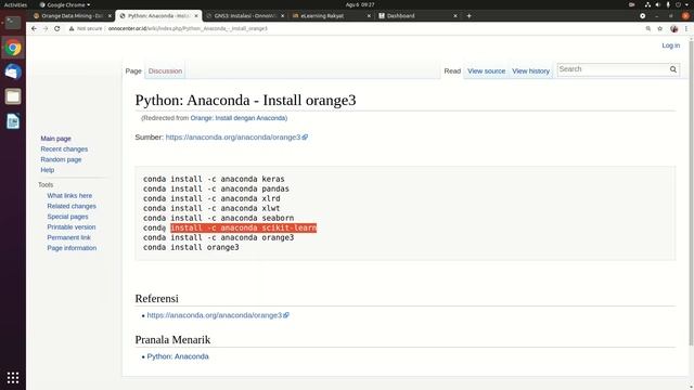 20210806 instalasi orange3 menggunakan anaconda di ubuntu 20 04 2 смотреть онлайн