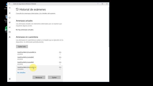 Recuperar archivos borrados por Windows Defender смотреть онлайн