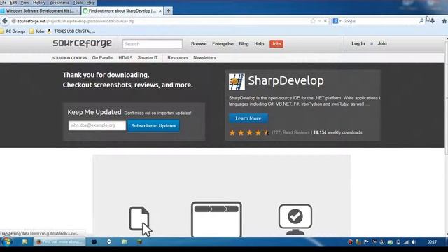 Installing SharpDevelop IDE and .NET SDK смотреть онлайн