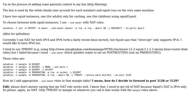 Unix & Linux: tproxy per user смотреть онлайн