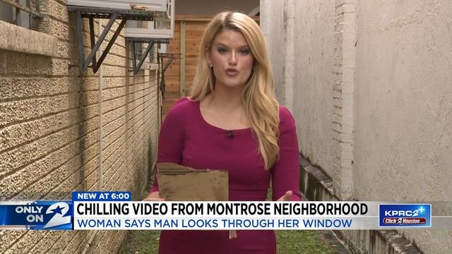 Caught on Camera: Woman says surveillance captured man looking into windows at her Montrose home смотреть онлайн