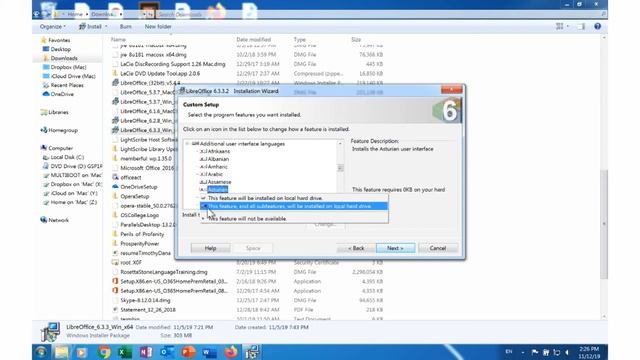Custom installation of LibreOffice for Windows смотреть онлайн