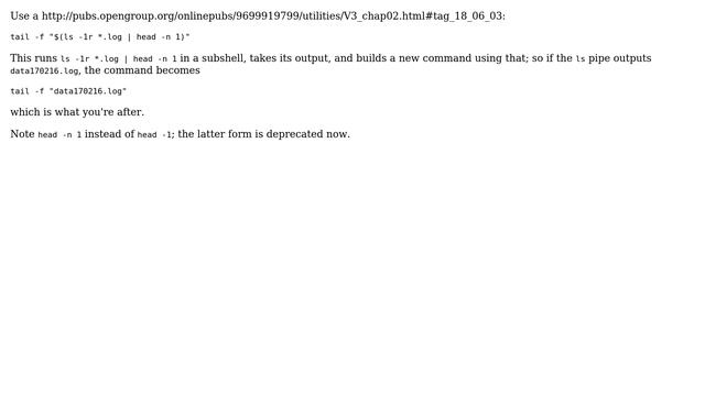 Unix & Linux: Piping the result of ls to tail (2 Solutions!!) смотреть онлайн