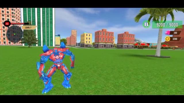 Bus Robot Car Transform War - SpaceShip Robot Game - Android Gameplay Part 2 смотреть онлайн