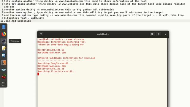 Explain Dmitry Kali Linux Tool смотреть онлайн