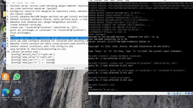 Instalasi dan Konfigurasi web mail server ( roundcube) Debian 10 dengan repository lokal смотреть онлайн