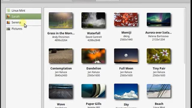 Changing The Desktop Background Image In Linux Mint смотреть онлайн