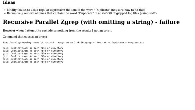 Parallel Recursive Grep While Omitting String (2 Solutions!!) смотреть онлайн