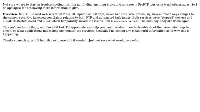 DevOps & SysAdmins: Cron and FTP daemons crashing randomly in RHEL смотреть онлайн