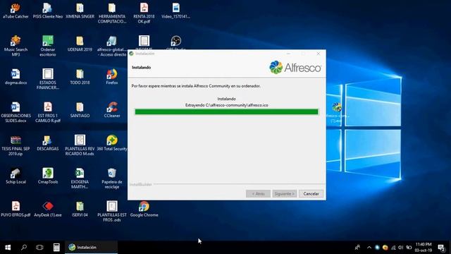 INSTALACIÓN ALFRESCO смотреть онлайн