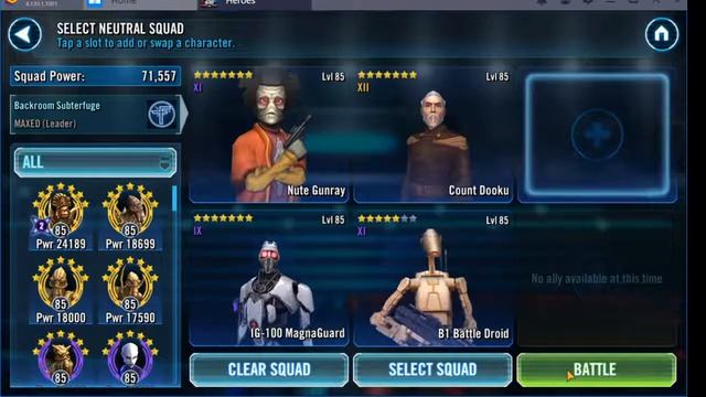 SWGOH GAC #2 Phase 3 Round 3 смотреть онлайн
