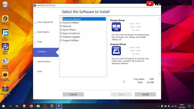 Install Printer EPSON L3210 смотреть онлайн