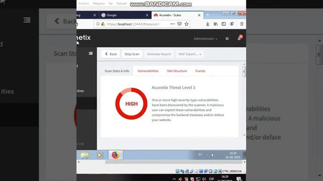 Prueba Sistema computacional, Nmap, Nessus, Acunetix смотреть онлайн